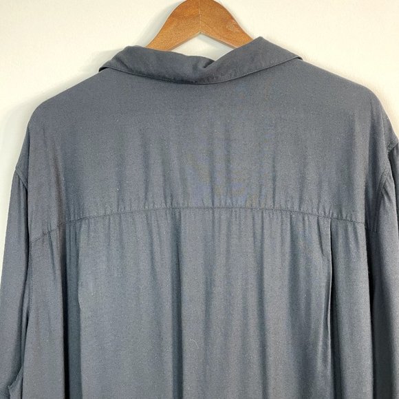 King Size Shirt Mens 2XL Big Black Short Sleeve Button Down Fruit Cocktails - Picture 6 of 9